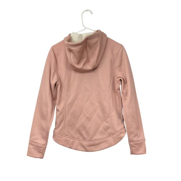 THE NORTH FACE Women's Pink Zip Up Hoodie Fleece Lined Size Small Pockets - Picture 3 of 9